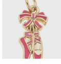 Ballet Enamel Pointe Shoes Charm In light pink
