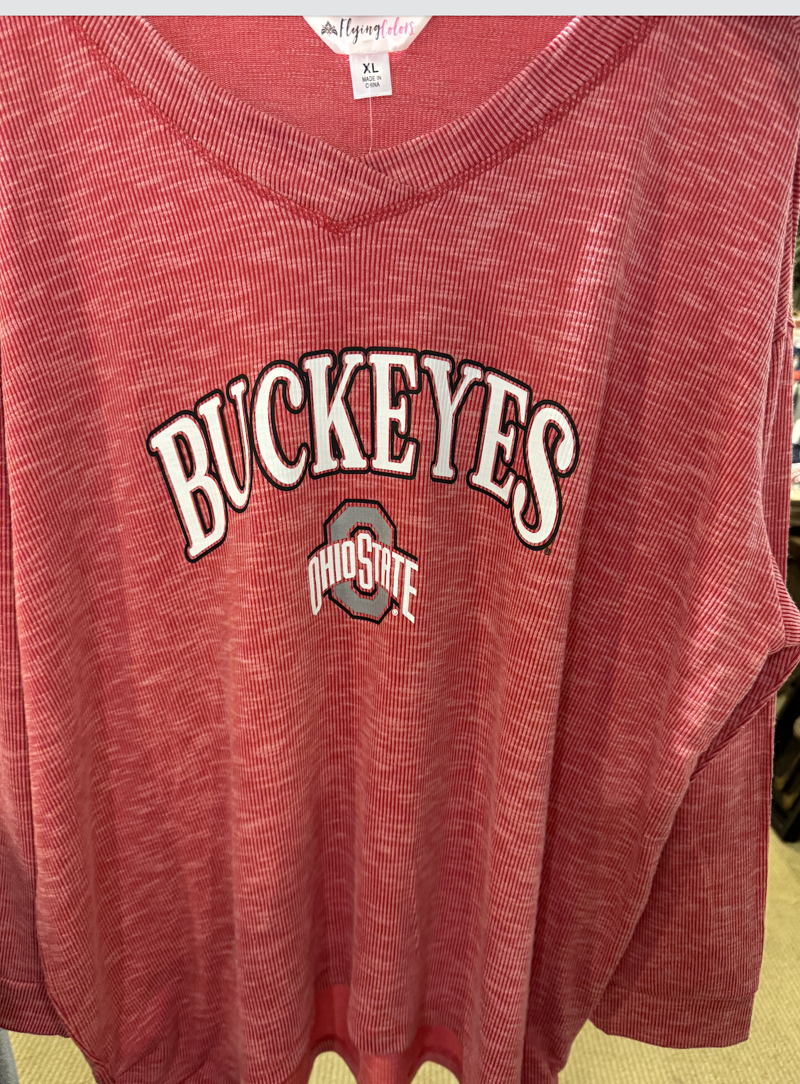 Buckeyes Bailey V neck pullover