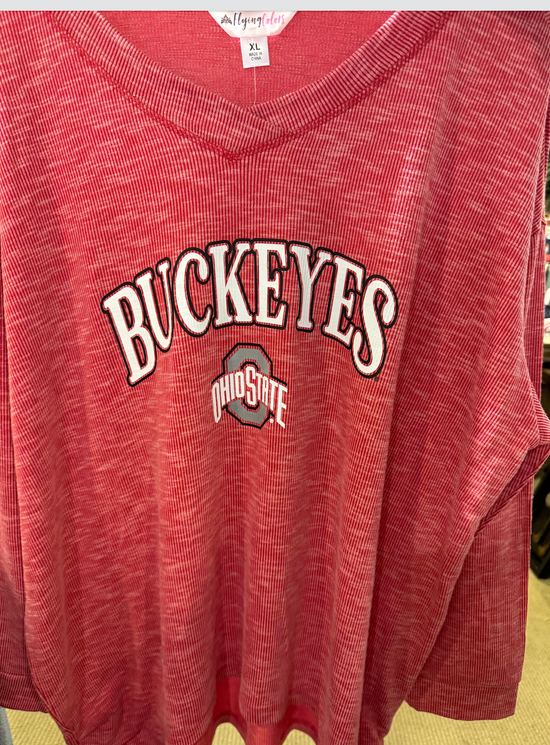 Buckeyes Bailey V neck pullover