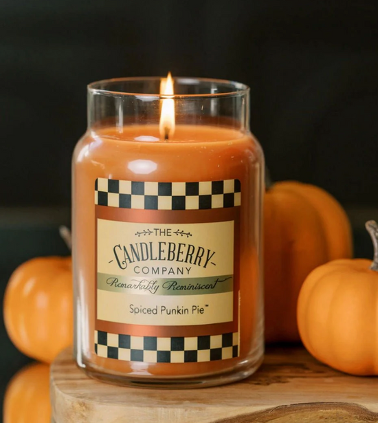 Spiced Pumpkin Pie Large Fall Candle Jar