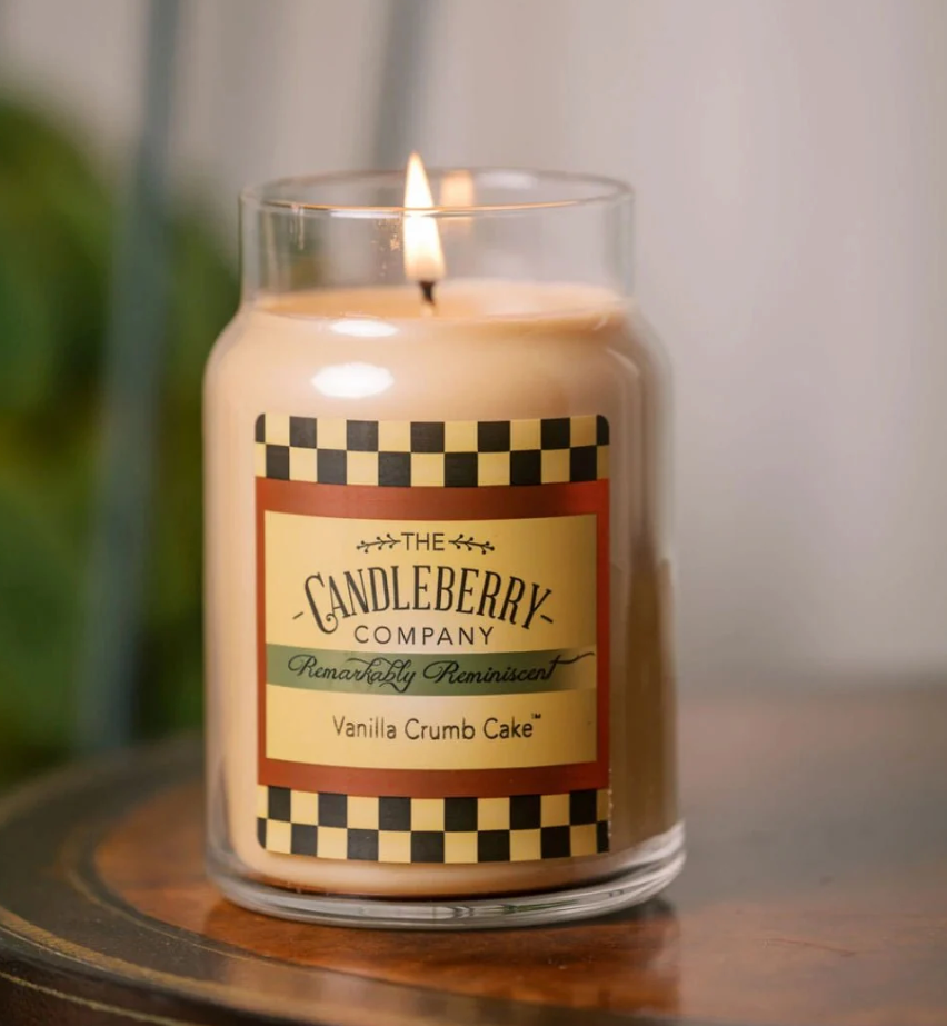 Vanilla Crumb Cake Large Candle
