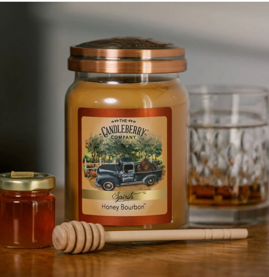 Honey Bourbon Large Candle