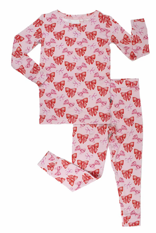 Catalina Toddler Bamboo Bow Lounge/PJ Set