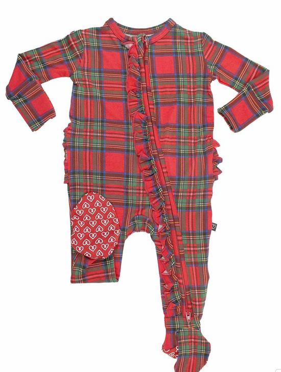 December Ruffled Footie
