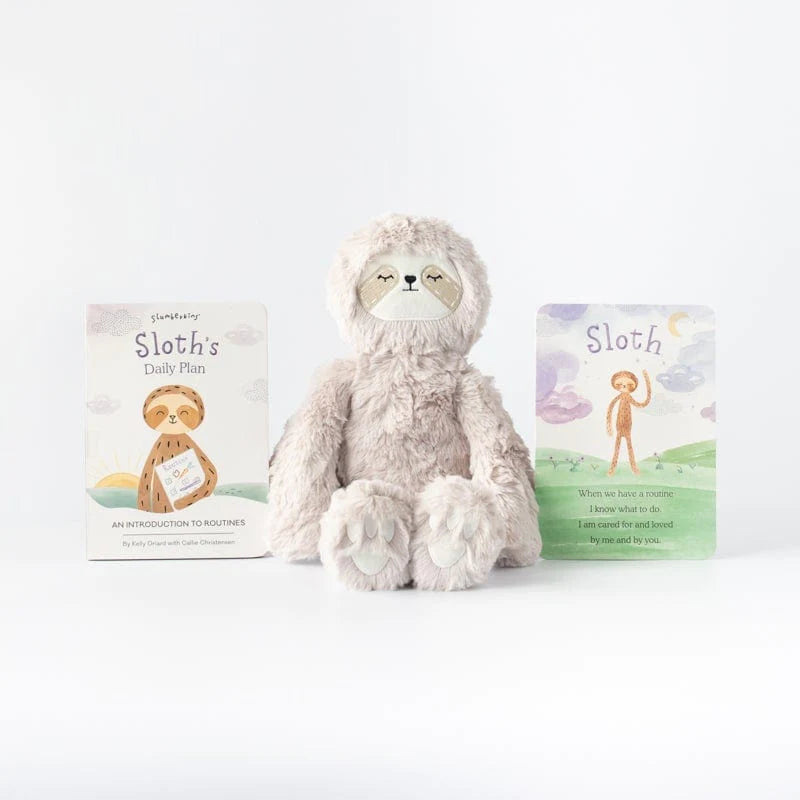 Sloth Kin + Lesson Book - Sloth's Learns To Slumber: A Lesson in Routines