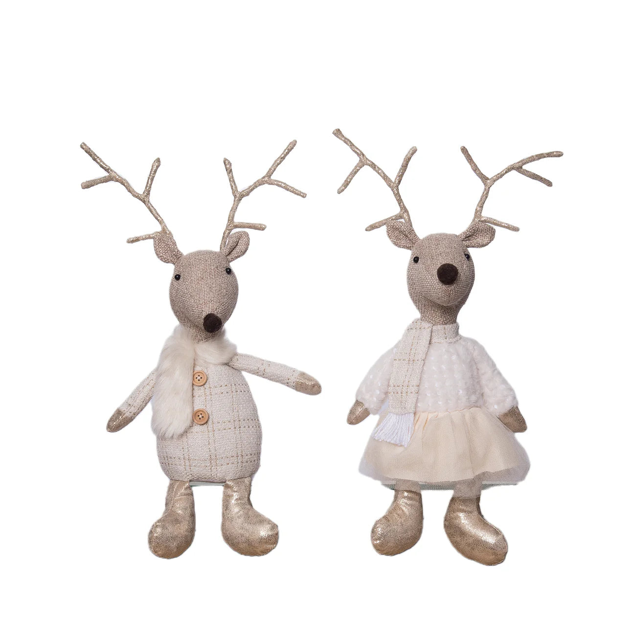 Small Plush Elegant Shelf Sitter Reindeer