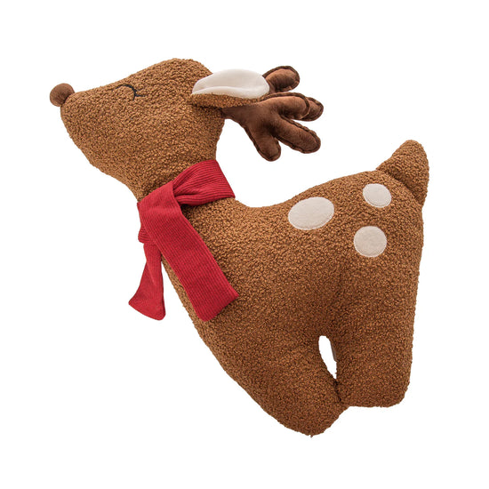 Fabric Reindeer Pillow