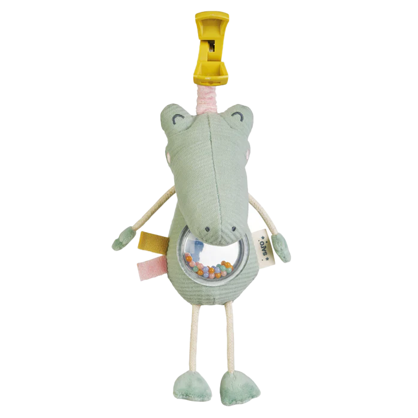 Jungle Party Mirror Rattle Crocodile