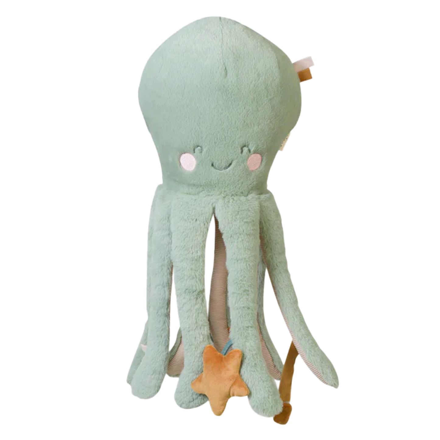 Mint Multi Activity Fluffy Octopus