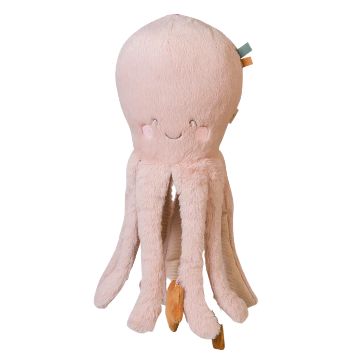 Pink Multi Activity Fluffy Octopus