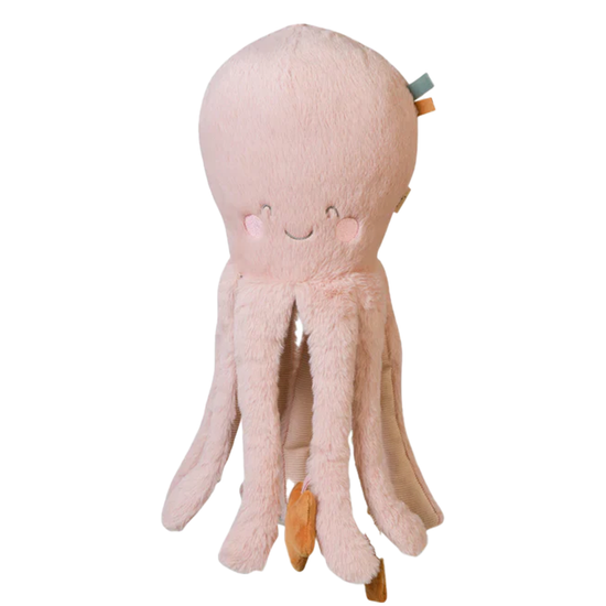 Pink Multi Activity Fluffy Octopus