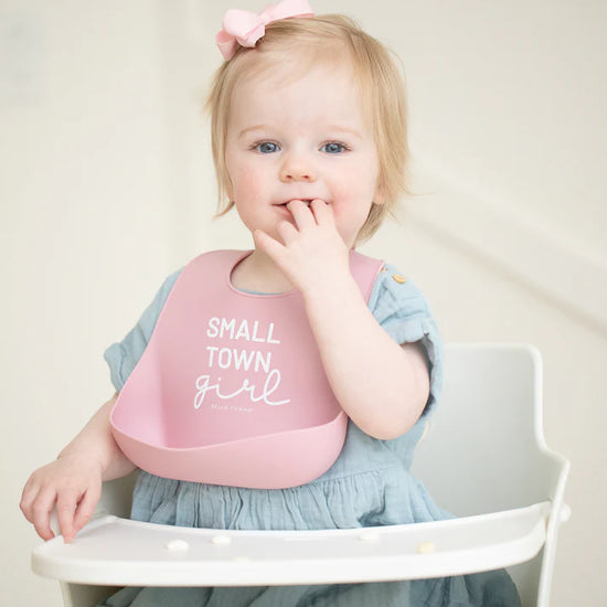 Small Town Girl Wonder Bib Dusty Rose