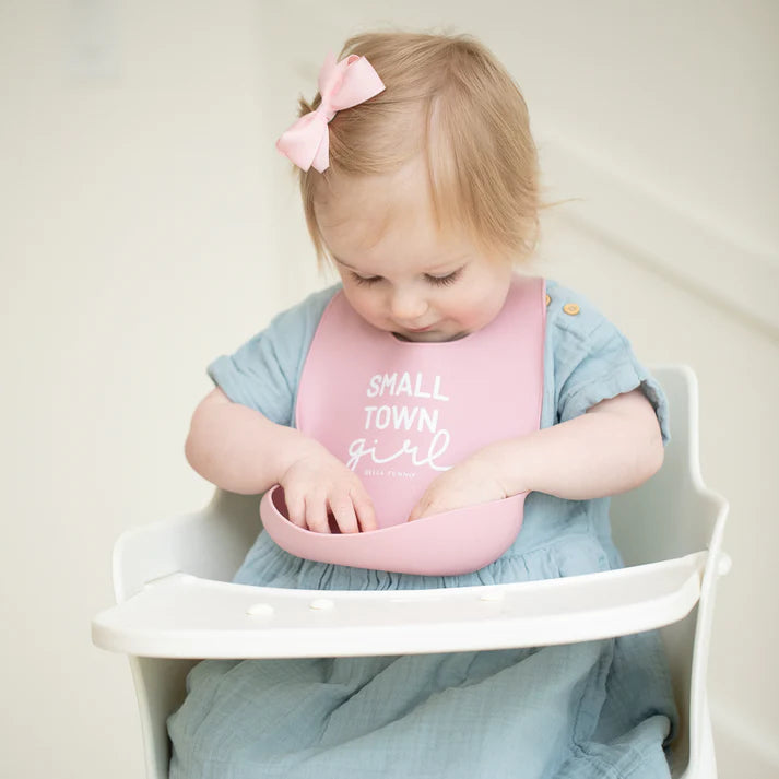 Small Town Girl Wonder Bib Dusty Rose