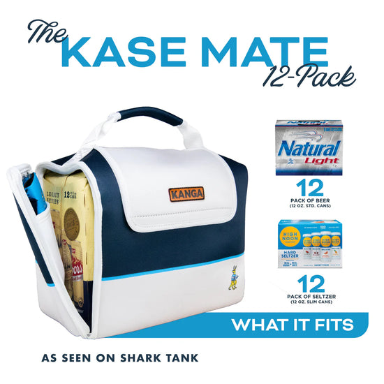 Load image into Gallery viewer, Sunset Orange/Hot Pink 12-Pack Kase Mate Cooler
