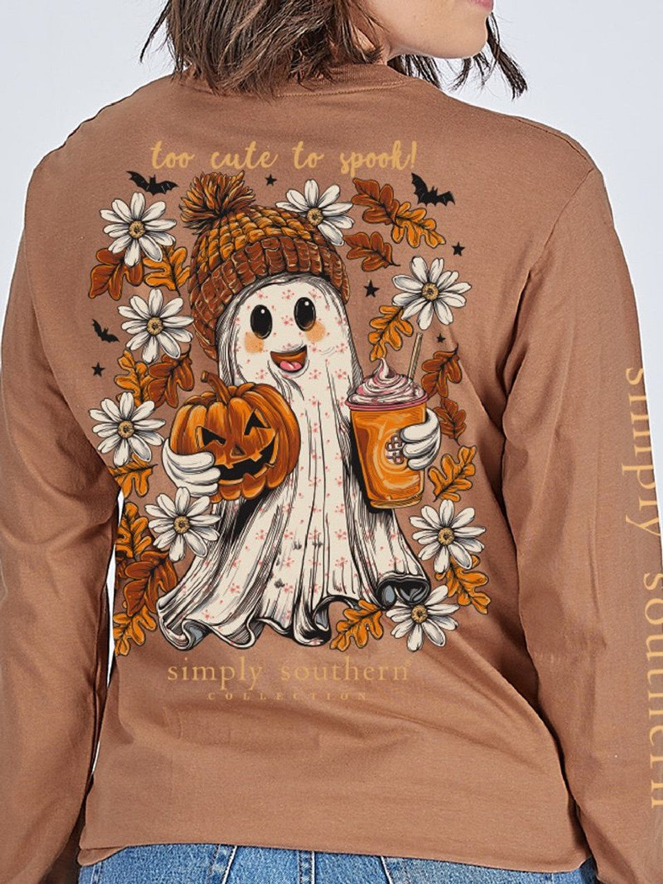 Too Cute To Spook Youth Long Sleeve