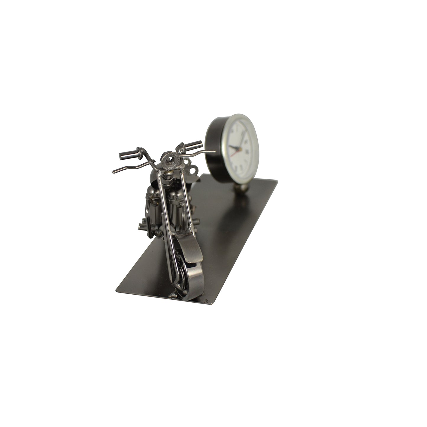 Motorcycle Clock Decor