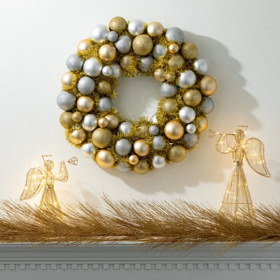 Load image into Gallery viewer, Gold Metallic Pine Garland
