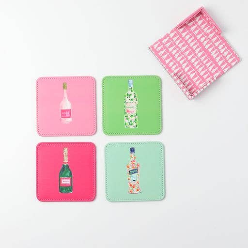 Set/4 Cocktails Coasters