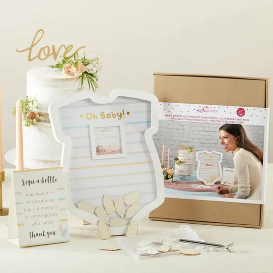 Baby Shower Onesie Guest Book Alternative