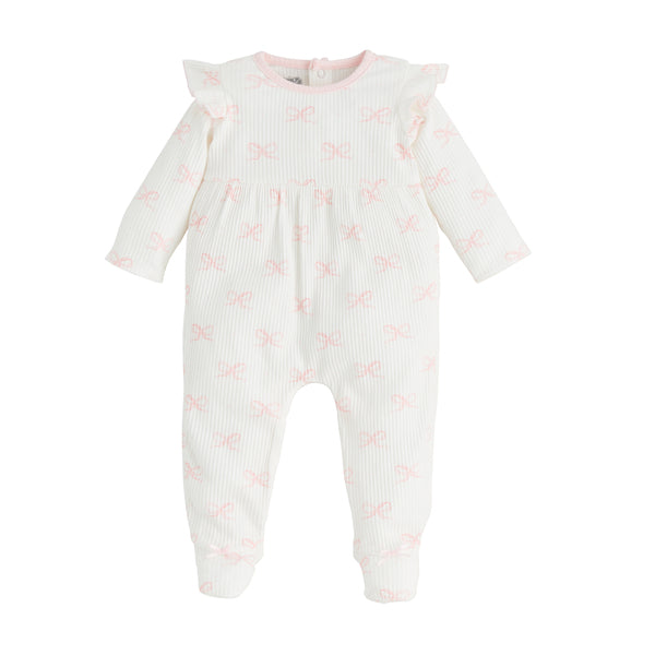 Ruffle Bow Print Sleeper