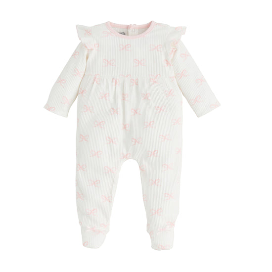 Ruffle Bow Print Sleeper