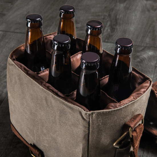 Load image into Gallery viewer, Beer Caddy Cooler Tote with Bottle Opener

