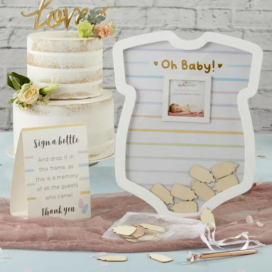 Baby Shower Onesie Guest Book Alternative