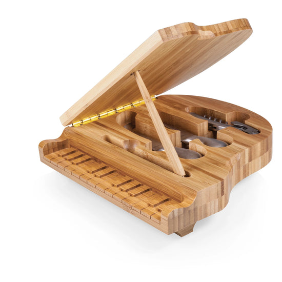 Load image into Gallery viewer, Piano Cheese Cutting Board &amp;amp; Utensils Set

