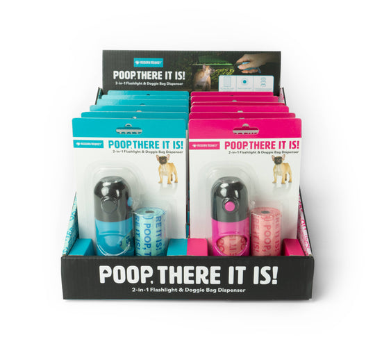 Load image into Gallery viewer, Poop, There It Is! 2-in-1 Flashlight &amp;amp; Doggie Bag Dispenser
