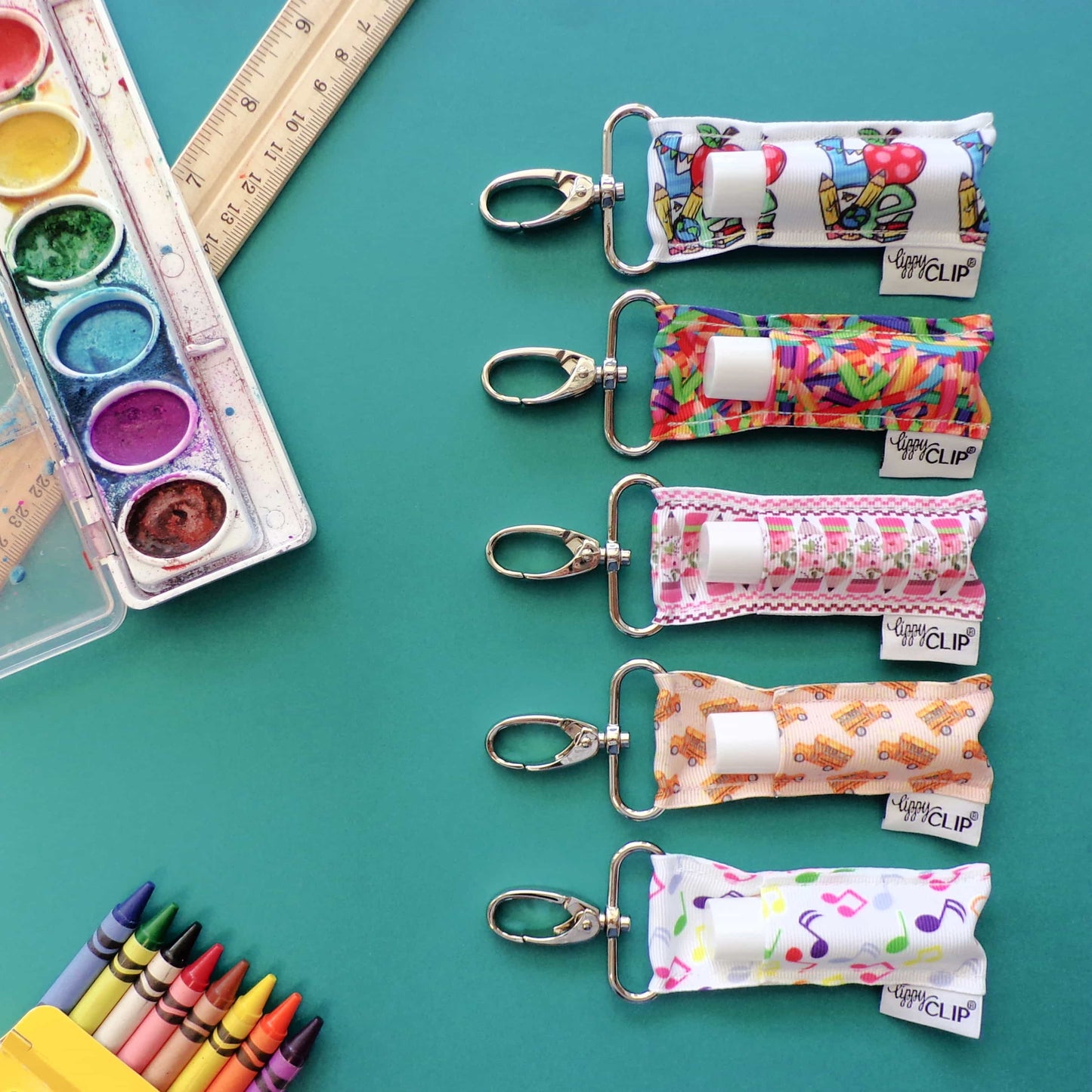 School Bus LippyClip® Lip Balm Holder for Bus Driver Gift