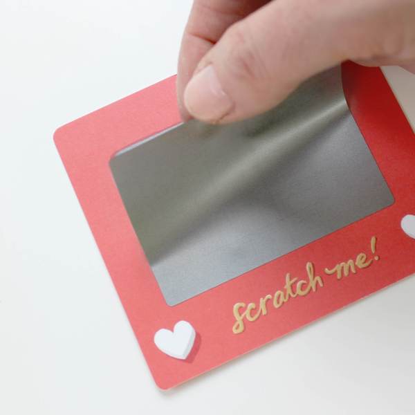 Scratch-off Valentines - Scratch A Sketch