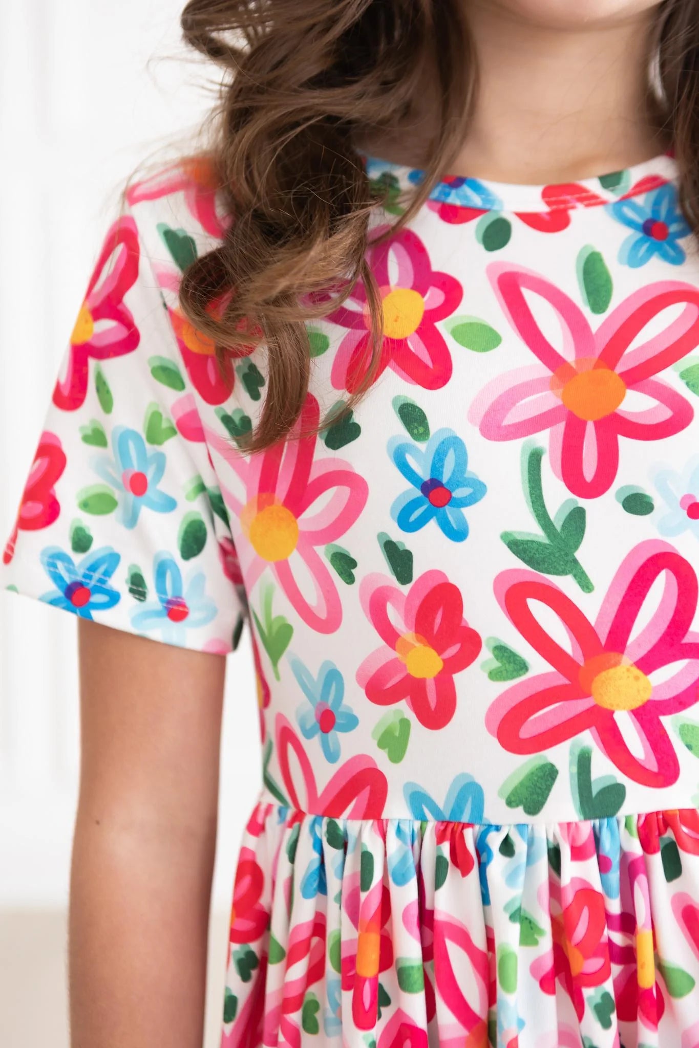 Summer Floral S/S Pocket Twirl Dress