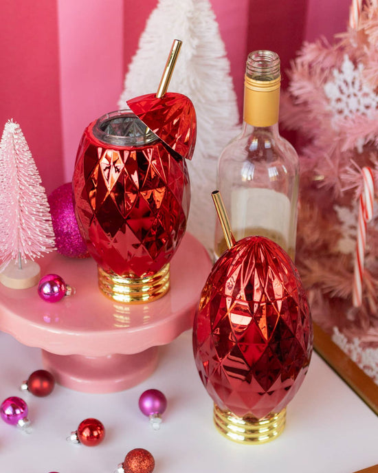 OH SO VINTAGE HOLIDAY LIGHT CUP
