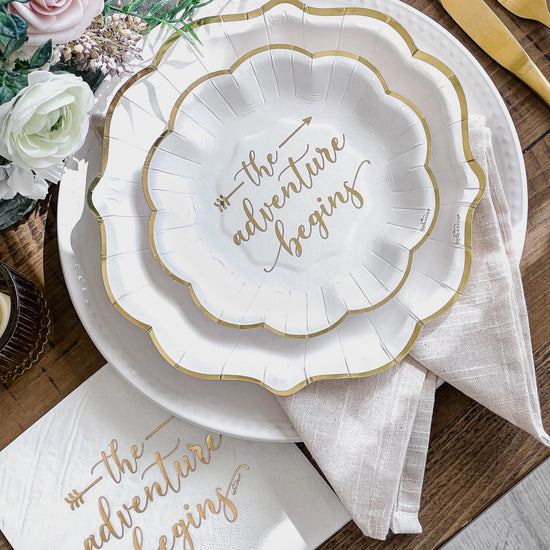 Load image into Gallery viewer, The Adventure Begins 72 Piece Party Tableware set (24 Guests)
