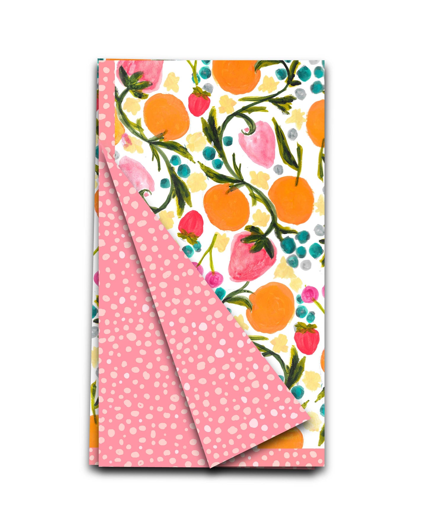 Double Sided Tutti Frutti Tea Towel