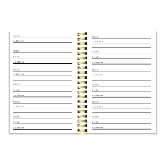 Load image into Gallery viewer, Addresses &amp;amp; Birthdays Essential Notebook
