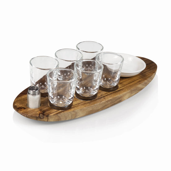 Load image into Gallery viewer, Shot Glass Serving Set with Wooden Tray
