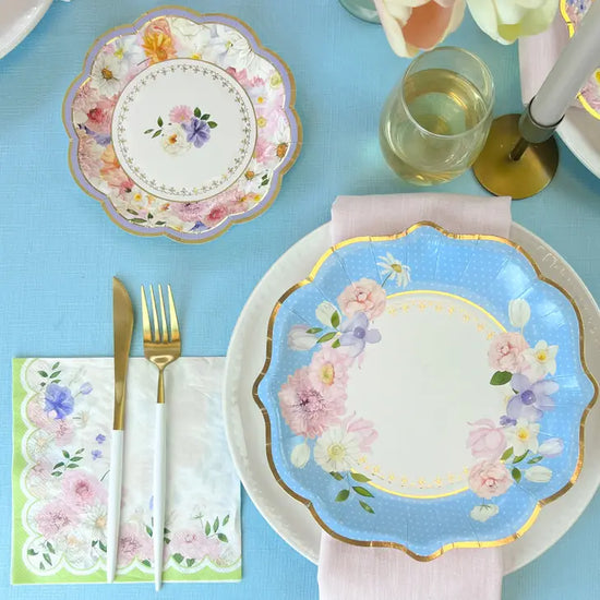 7" Tea Time party Plates (16 guests)
