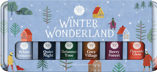 Load image into Gallery viewer, Winter Wonderland Essential Oil Tin Set Of 6

