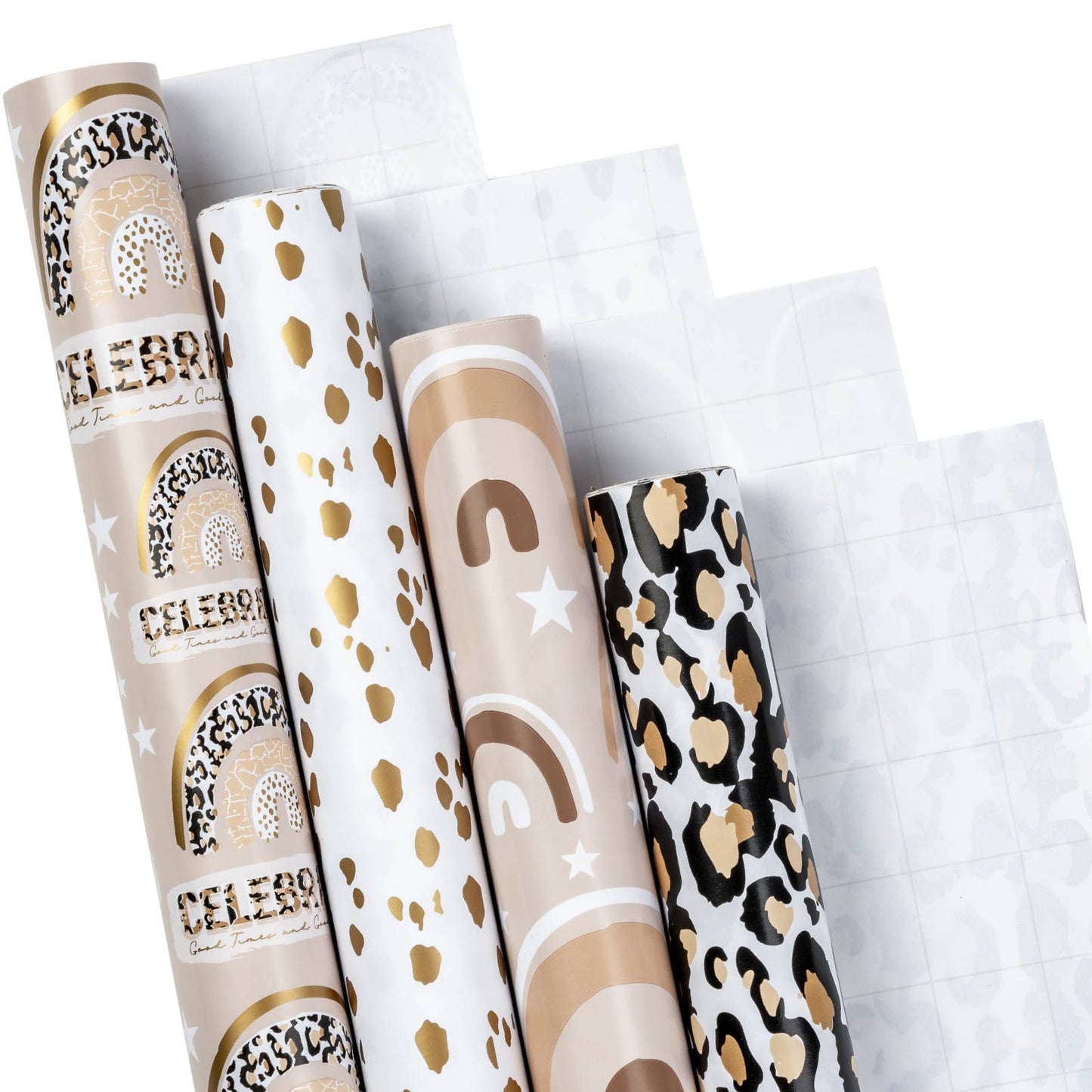 Rainbow 40 inch Wrapping Paper Jumbo Roll