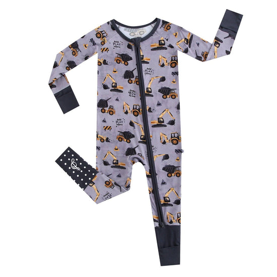 Load image into Gallery viewer, Snooze Crew Bamboo baby pajamas convertible Romper

