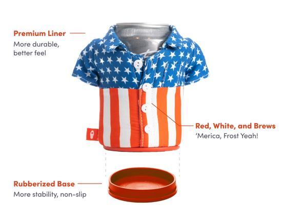 Load image into Gallery viewer, The Freedom - 12 oz Insulated Can Cooler
