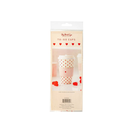Load image into Gallery viewer, I Heart You To-Go Cups (8 ct)
