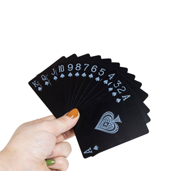 Load image into Gallery viewer, Men&amp;#39;s Black Edition Waterproof Card Deck
