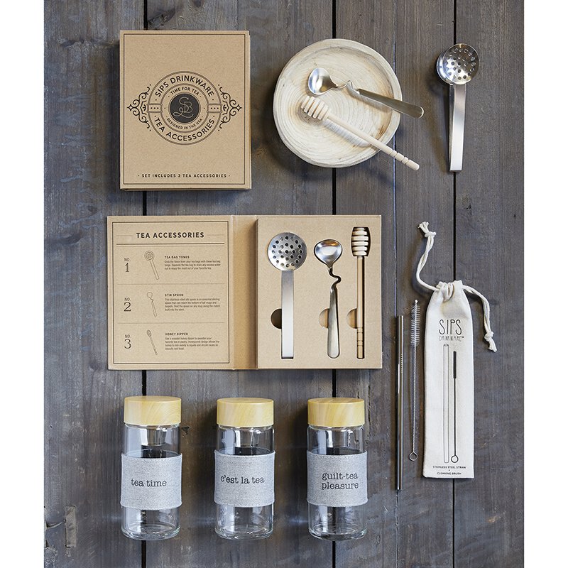 Tea Accessories Gift Set in Elegant Box