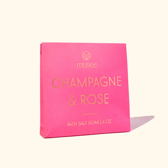 Load image into Gallery viewer, Champagne &amp;amp; Rose Mini Salt Soak
