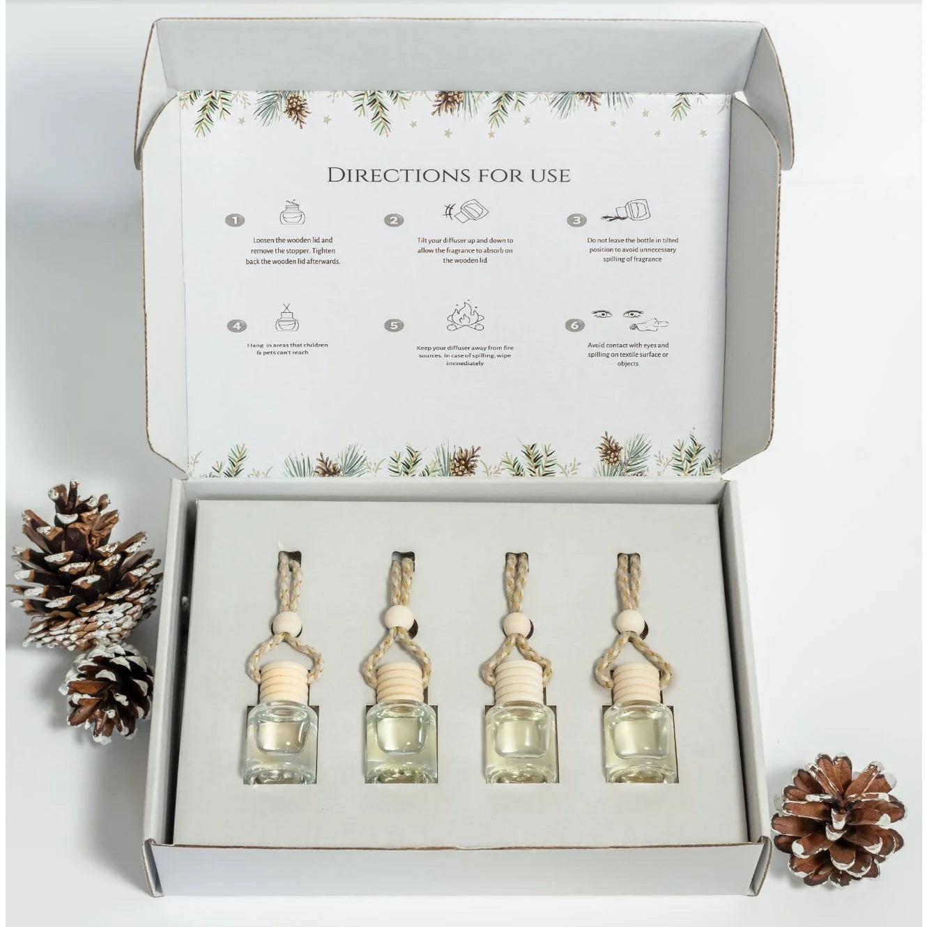 Christmas Tree Hanging Scent Diffuser Set