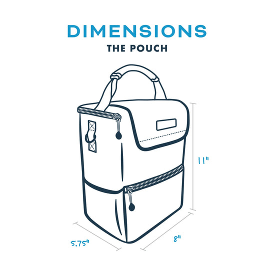 Midnight 6-12 Pack Cooler Pouch