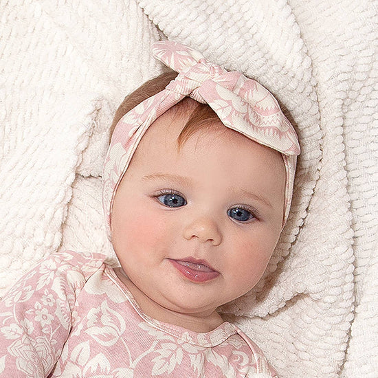 Baby Girl's Vintage Rose Bamboo Headband