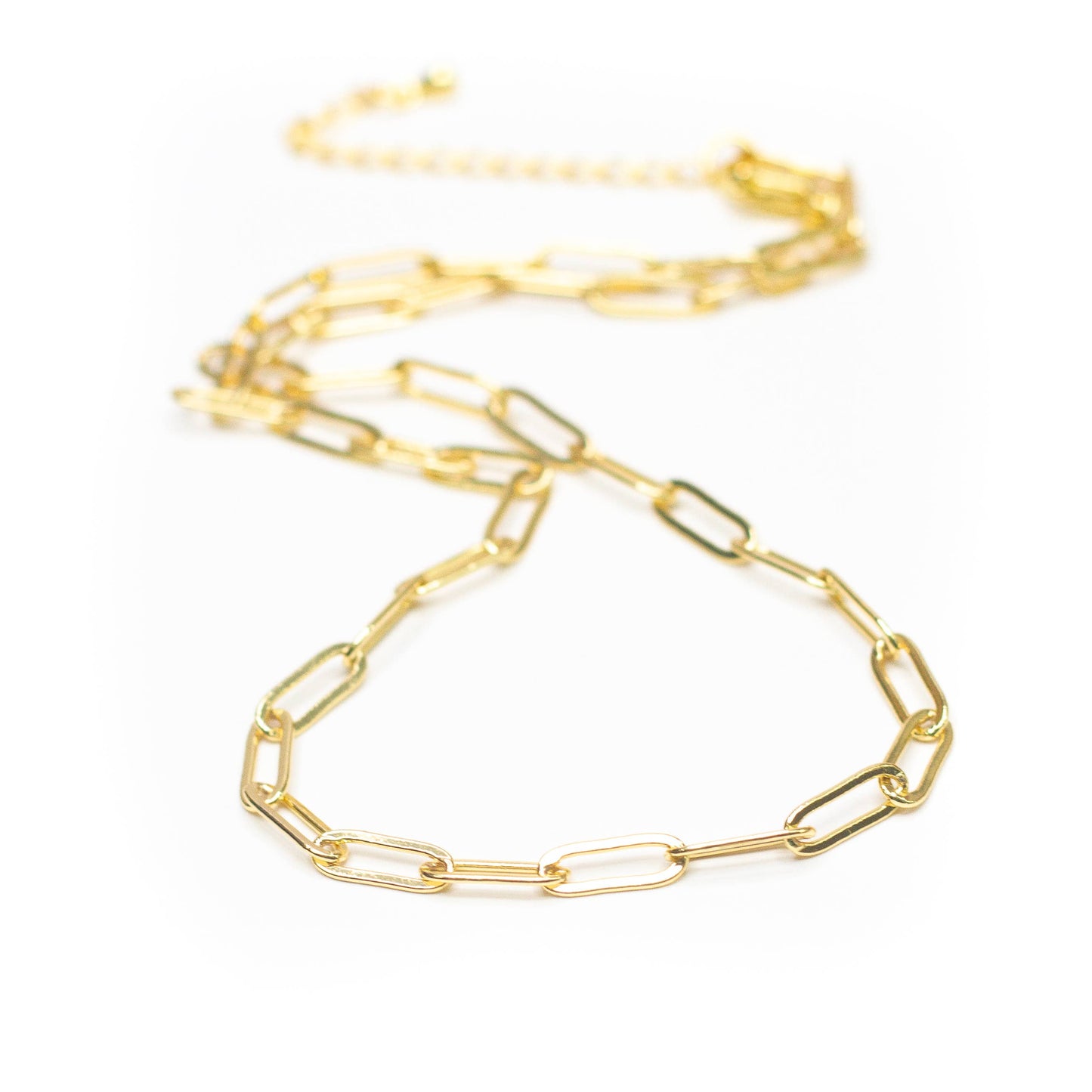 Paperclip Chainlink Necklace: Large